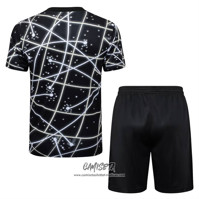 Chandal del Chelsea 2025-2026 Manga Corta Negro - Pantalon Corto